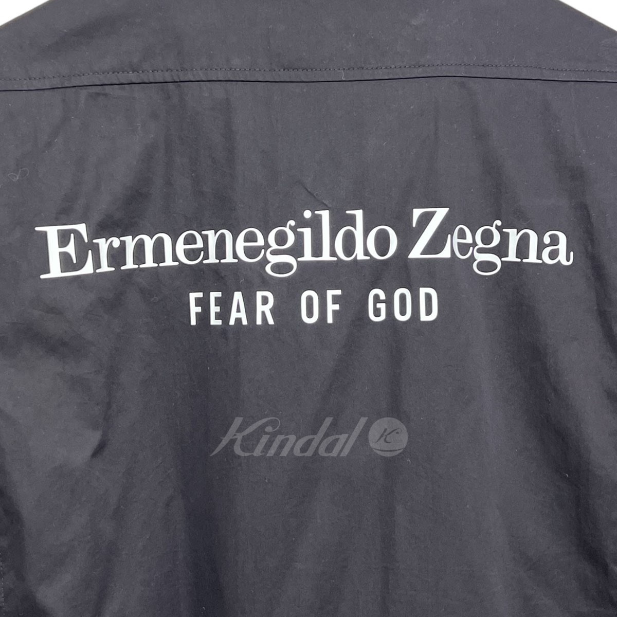フィアオブゴッド×ゼニア FEAR OF GOD×Ermenegildo Zegna　 2020AW ロゴプリントジップアップジャケット ブルゾン 8071000119919_画像3