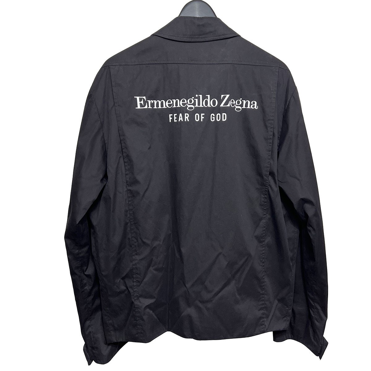 フィアオブゴッド×ゼニア FEAR OF GOD×Ermenegildo Zegna　 2020AW ロゴプリントジップアップジャケット ブルゾン 8071000119919_画像1