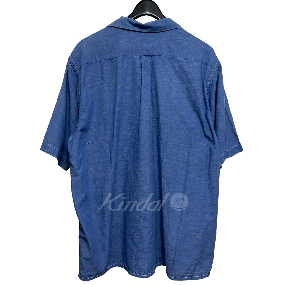コモリ COMOLI　 ベタシャンオープンカラーシャツ 商品番号：8071000120175-071S-HBLM_画像2