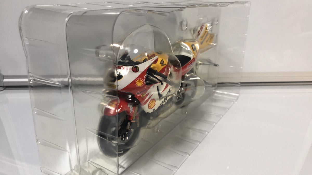 ミニチャンプス 1/12 Honda NSR500 Shell Advance Racing Leon Haslam 500cc GP 2001（122 016109）美中古品_画像10