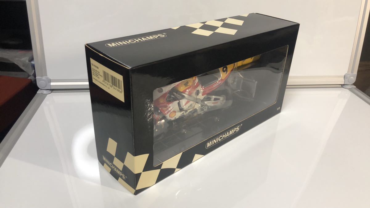 ミニチャンプス 1/12 Honda NSR500 Shell Advance Racing Leon Haslam 500cc GP 2001（122 016109）美中古品_画像5