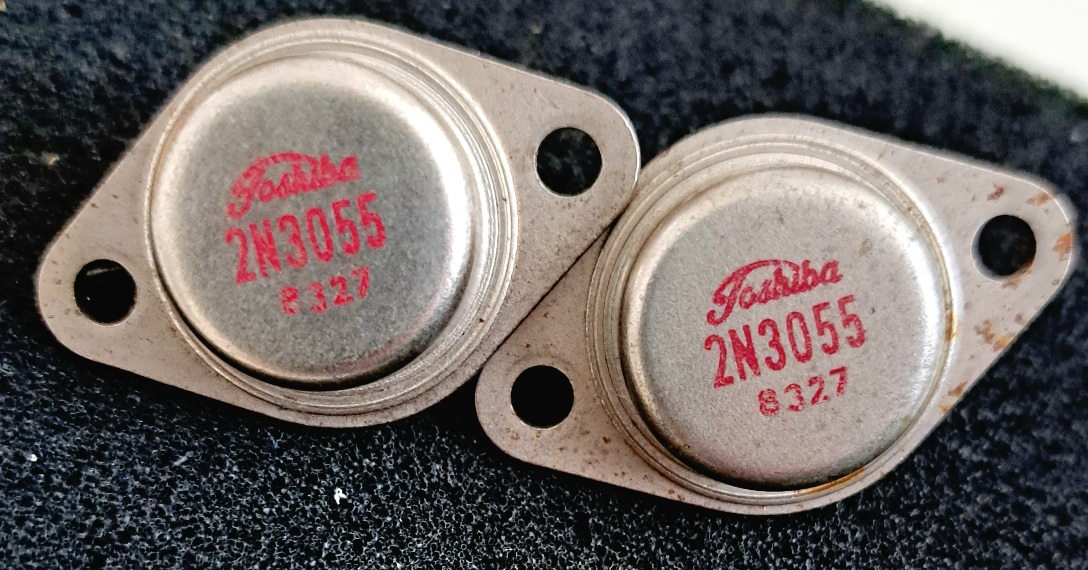 junk Toshiba Toshiba 2N3055 transistor 1 set [2 piece junk Toshiba Toshiba 2N3055 transistor 1 set [2 piece
