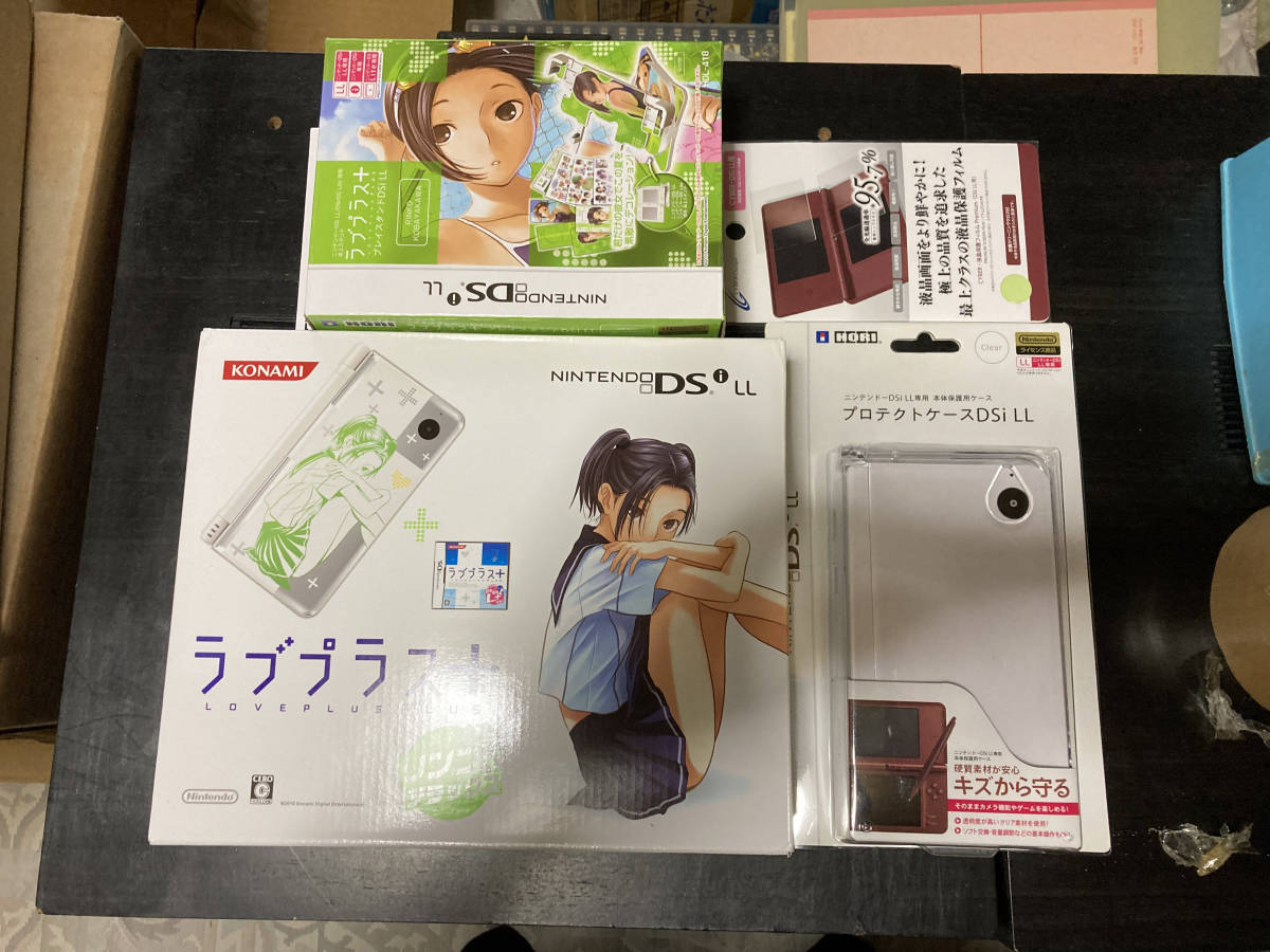 ☆☆ゆうパック送料込み/デッドストック希少 未使用 DSi LL ラブプラス+ リンコデラックス＋プレイスタンド リンコ 他おまけ☆☆_画像1