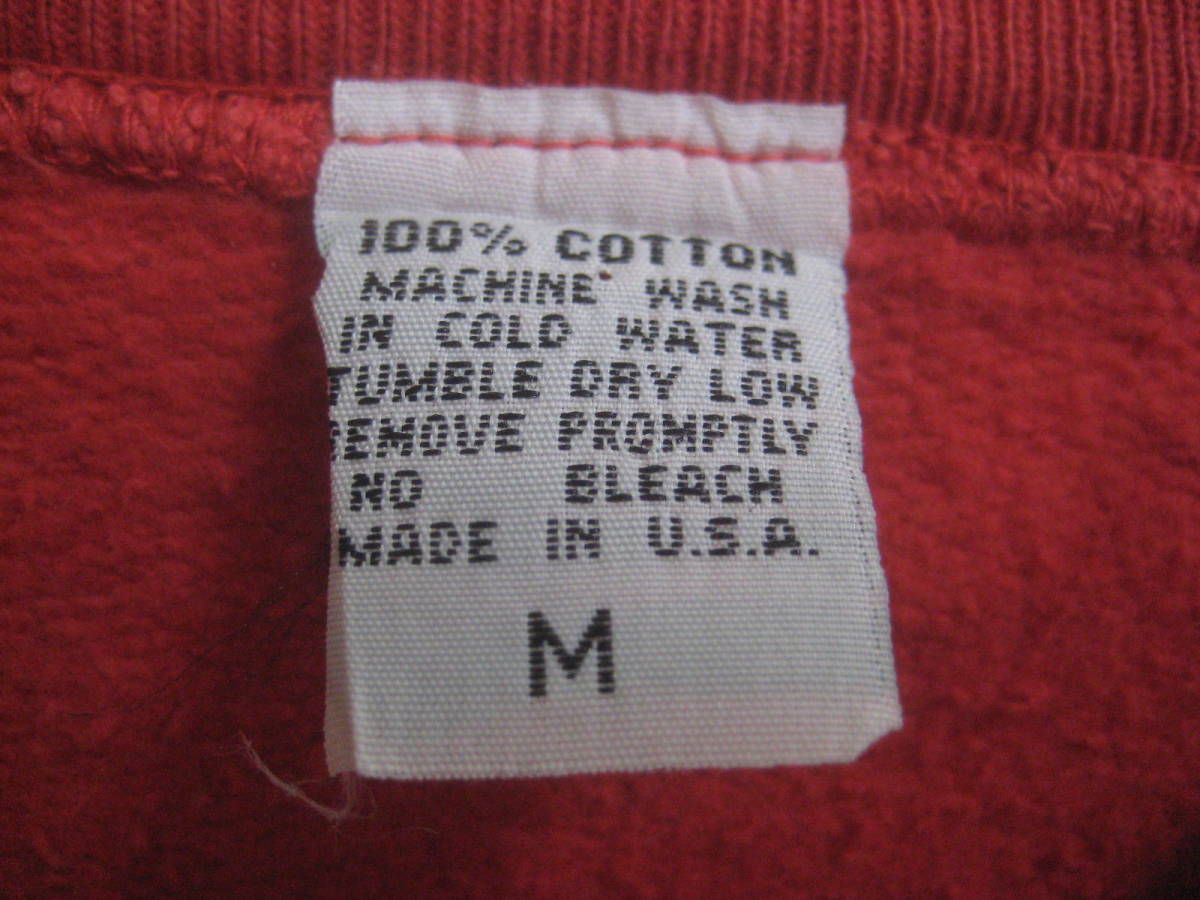 一点物!! 88 TEES プリントスウェット ビンテージ MADE IN USA かなり昔の物 希少 サイズ M_画像5