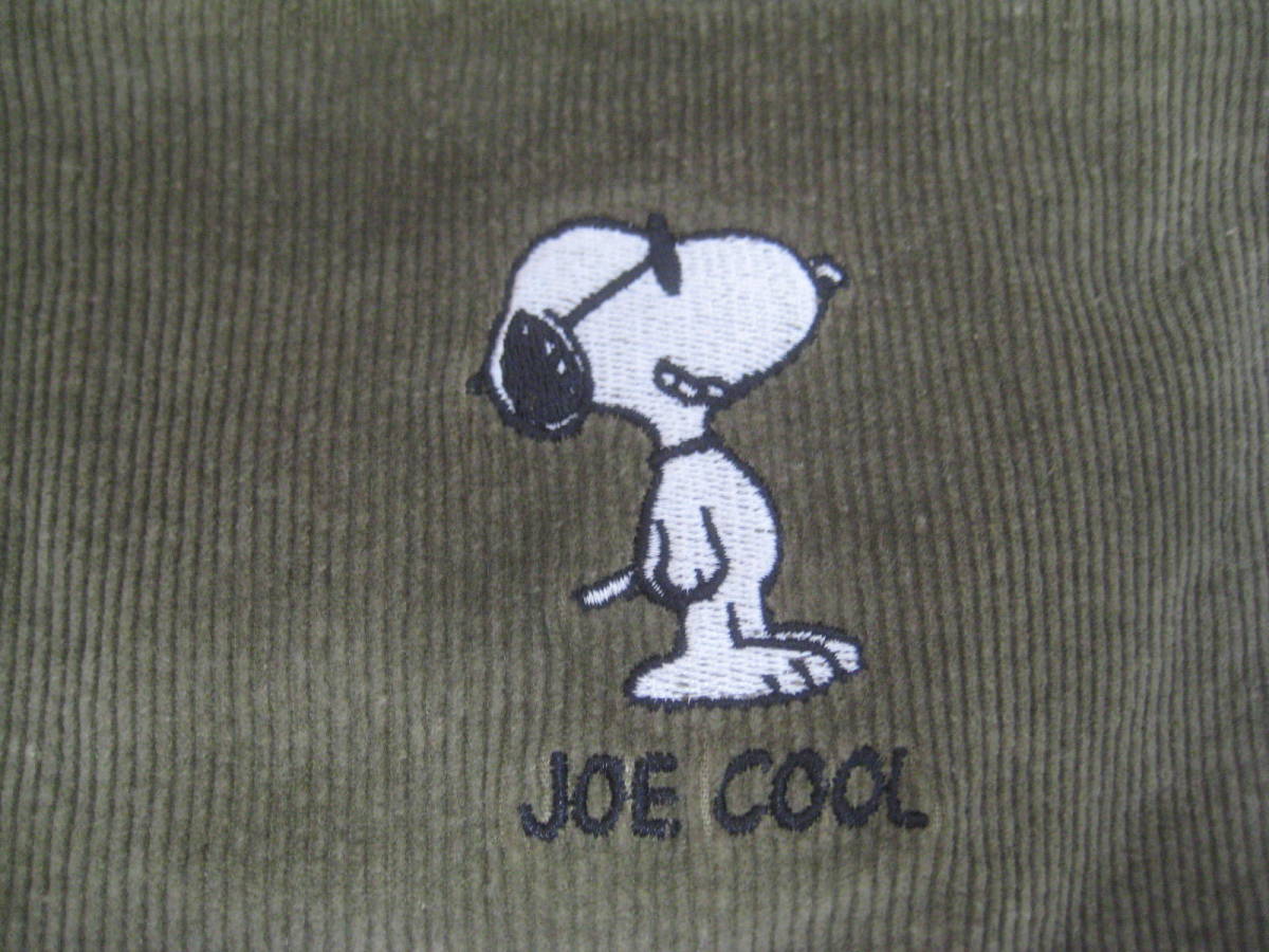 一点物!! Vintage PEANUTS ビンテージピーナッツ x ROOTOTE スヌーピー JOE COOL コーデュロイ トートバッグ_画像2