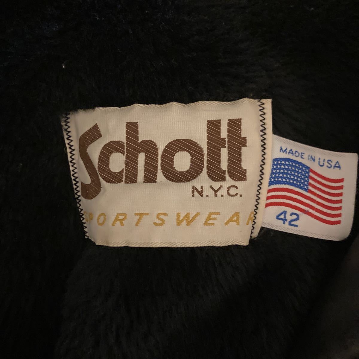 Schott USA製 フライトジャケット G-1ライダース_画像3