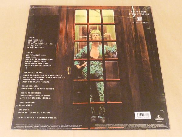 未開封 デヴィッド・ボウイ The Rise And Fall Of Ziggy Stardust And The Spiders From Mars リマスター180g重量盤LP David Bowie_画像2