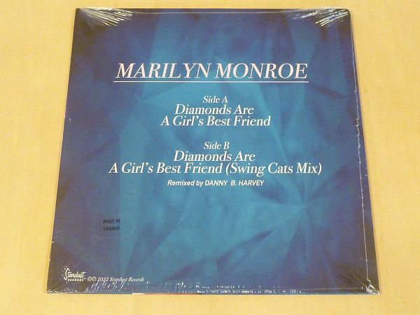 未開封 マリリン・モンロー Diamonds Are A Girl's Best Friend 限定レッドカラー7インチアナログレコード Marilyn Monroe_画像3