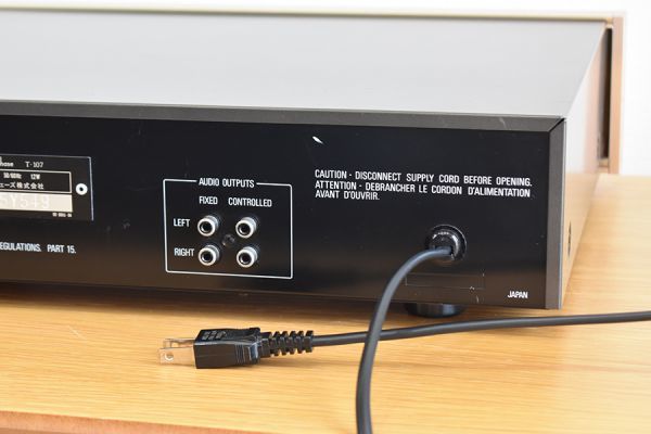 Accuphase T-107 / アキュフェーズ / FMステレオチューナー_画像8