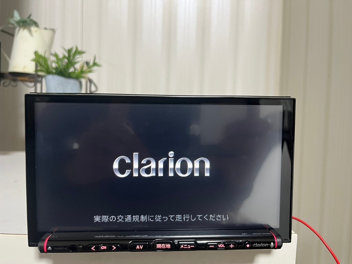 【同梱不可】 Clarion NX614 nissan車両取外し/2014 カーナビ