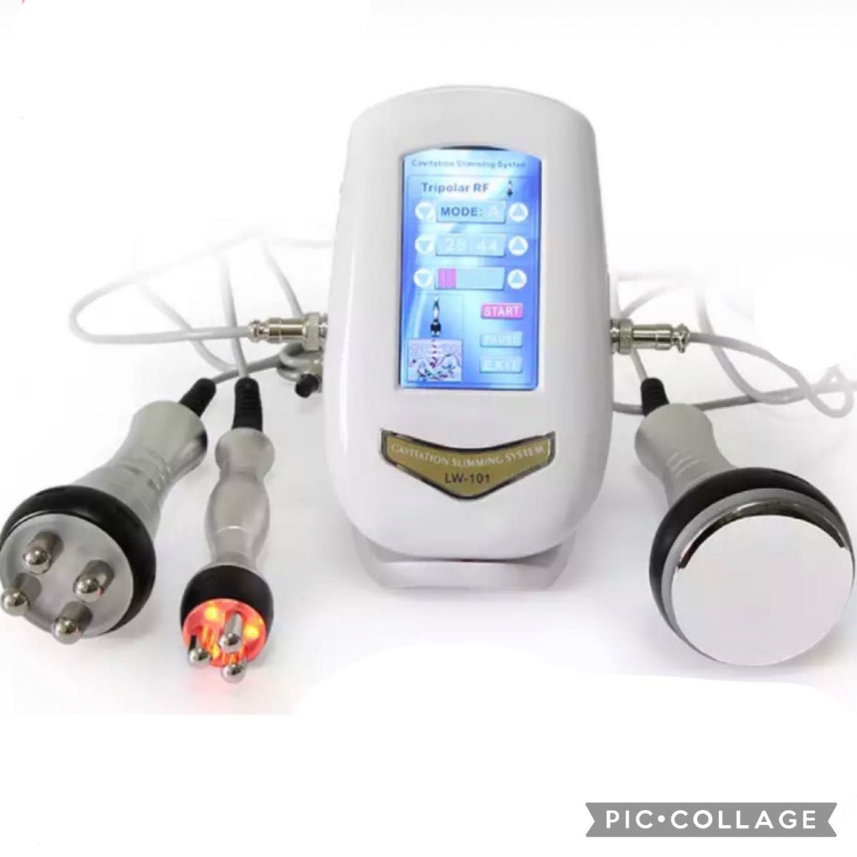 3in1美容機器 キャビテーション LW-101 ラジオ波 キャビテーション40khz ラジオ波 (LW-101)ジェル付(LW-101超