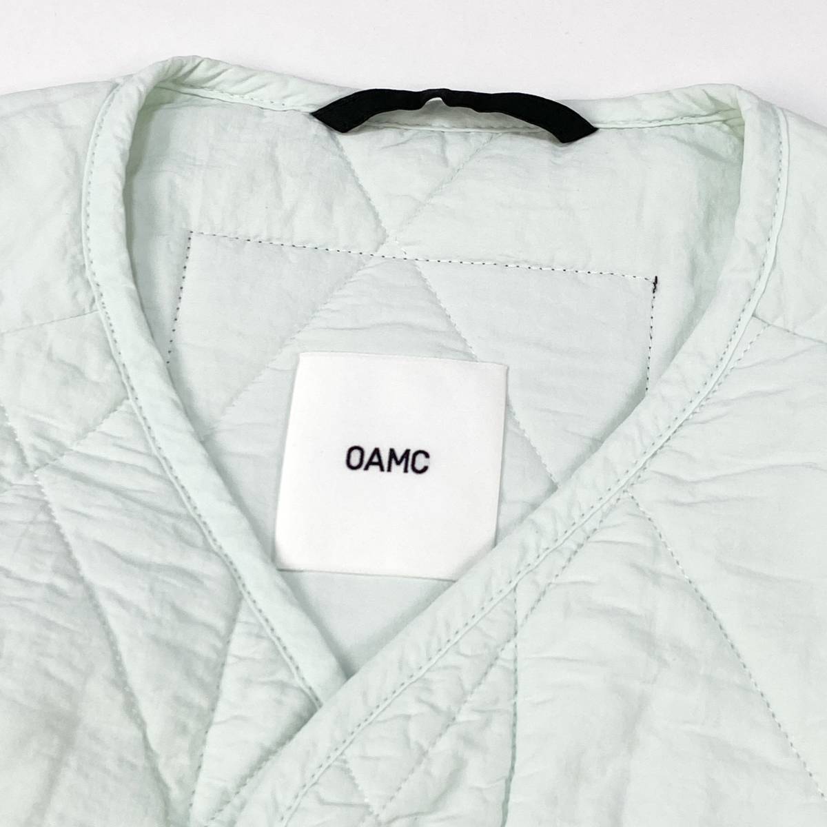 OAMC x H BEAUTY&YOUTH オーエーエムシー エイチ 22AW 別注 COMBAT LINER VEST コンバットライナーベスト M  Lime キルティング アローズ