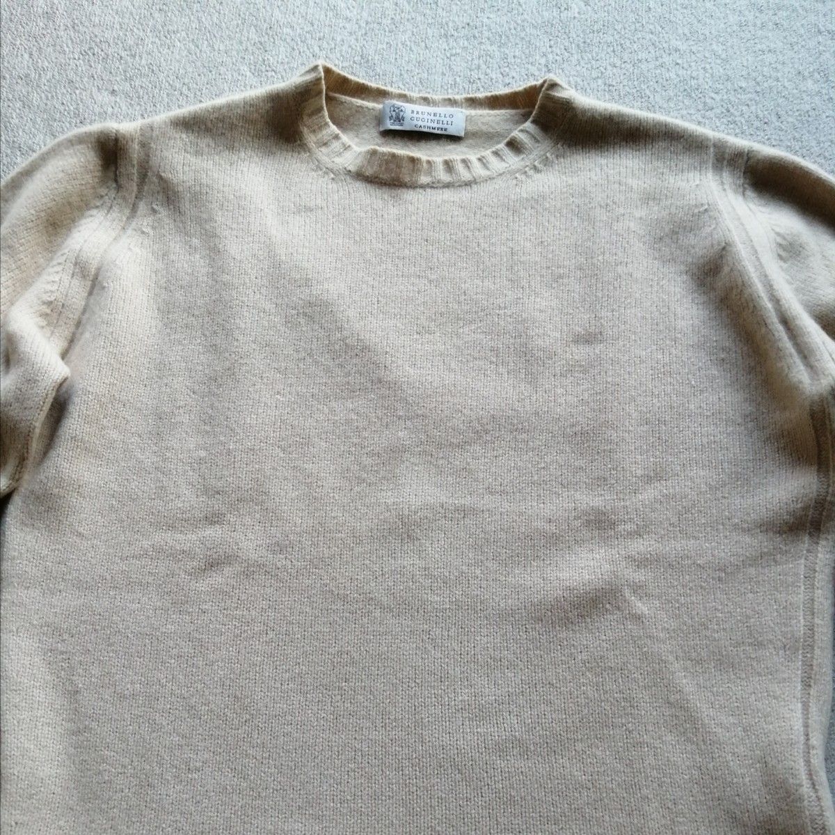 定番人気】ブルネロクチネリ カシミヤ クルーネックセーター M 定番人気】ブルネロクチネリ カシミヤ クルーネックセーター M