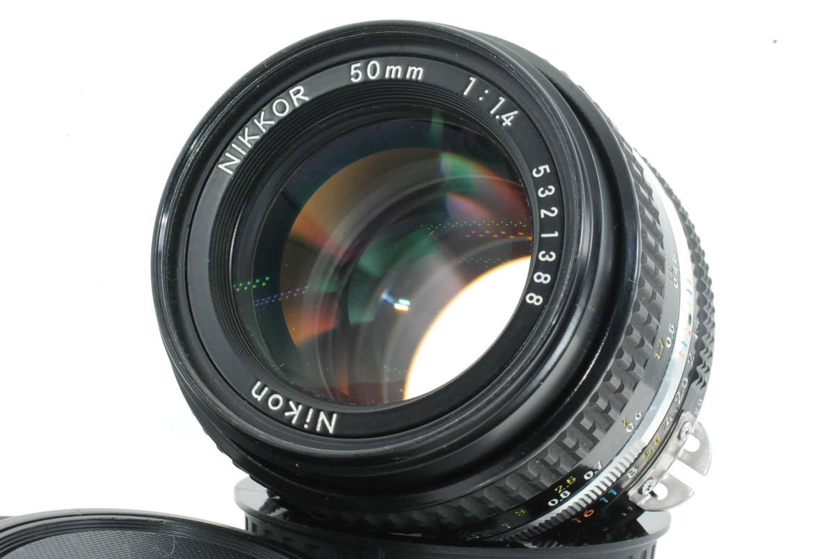 分解整備品 NIKON ニコン NIKKOR Ai-s 50mm f/1 4 標準レンズ 美品