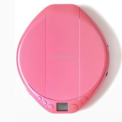 * unused *S-cubism portable CD player pink CD/CD-R/CD-RW/MP3 remote control / earphone /AC adapter battery also OK AC-P02PK