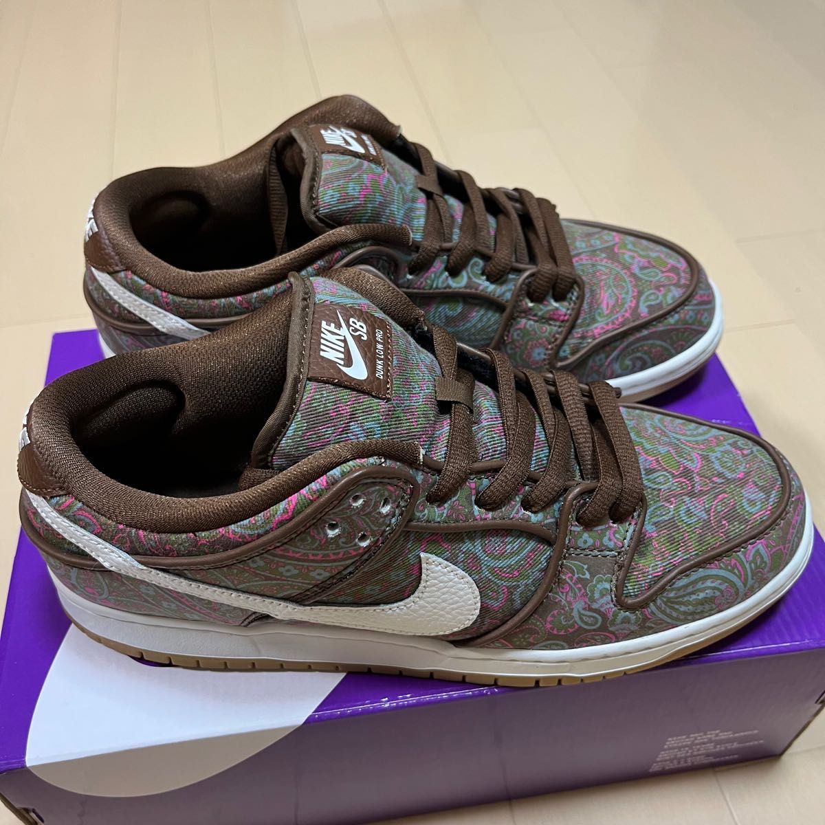 Nike Dunk SB Low Brown Paisley 28.5
