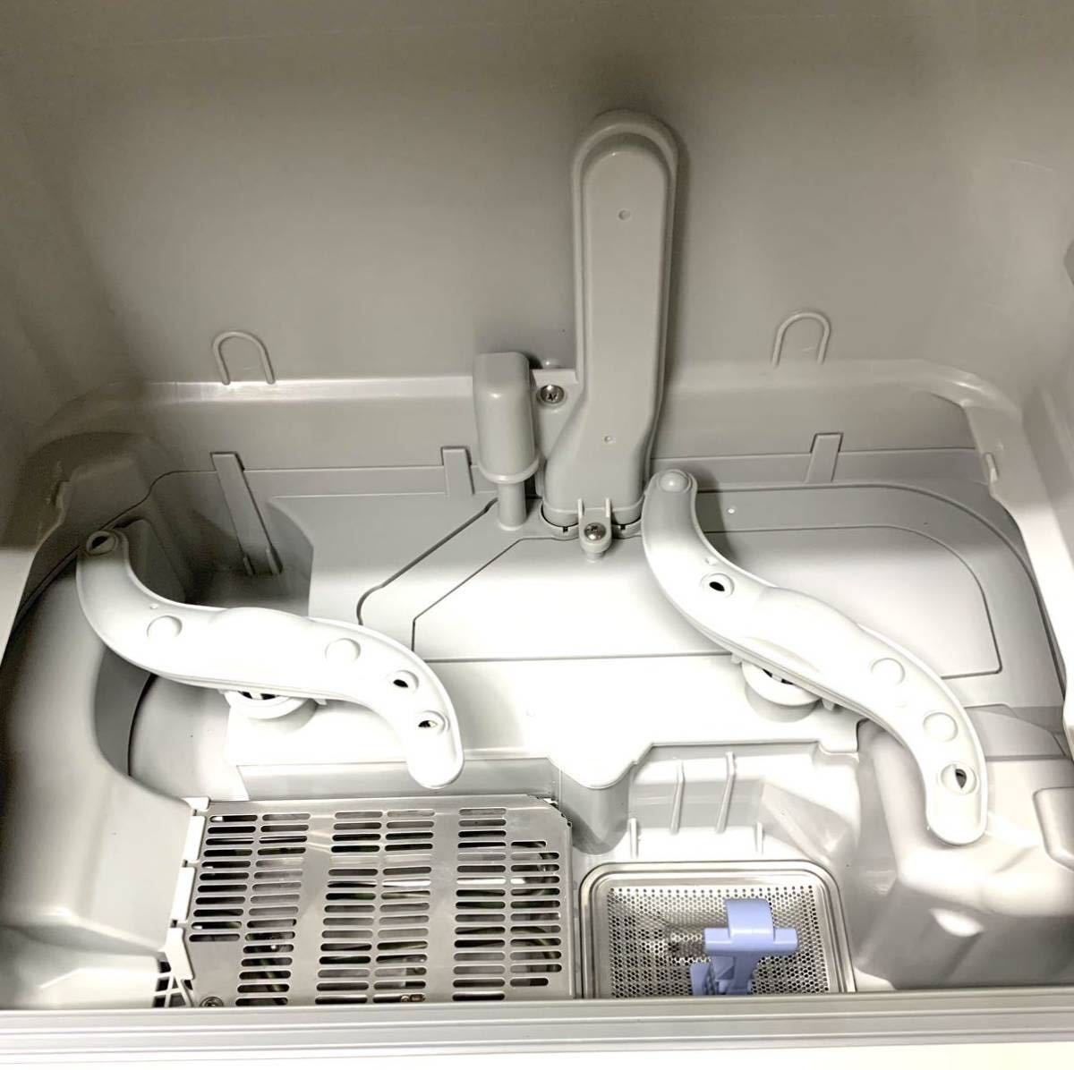 良品Panasonicパナソニック[電気食器洗い乾燥機] NP-TCR2ホワイト 検品/分解クリーニング済 プチ食洗 特価品_画像8