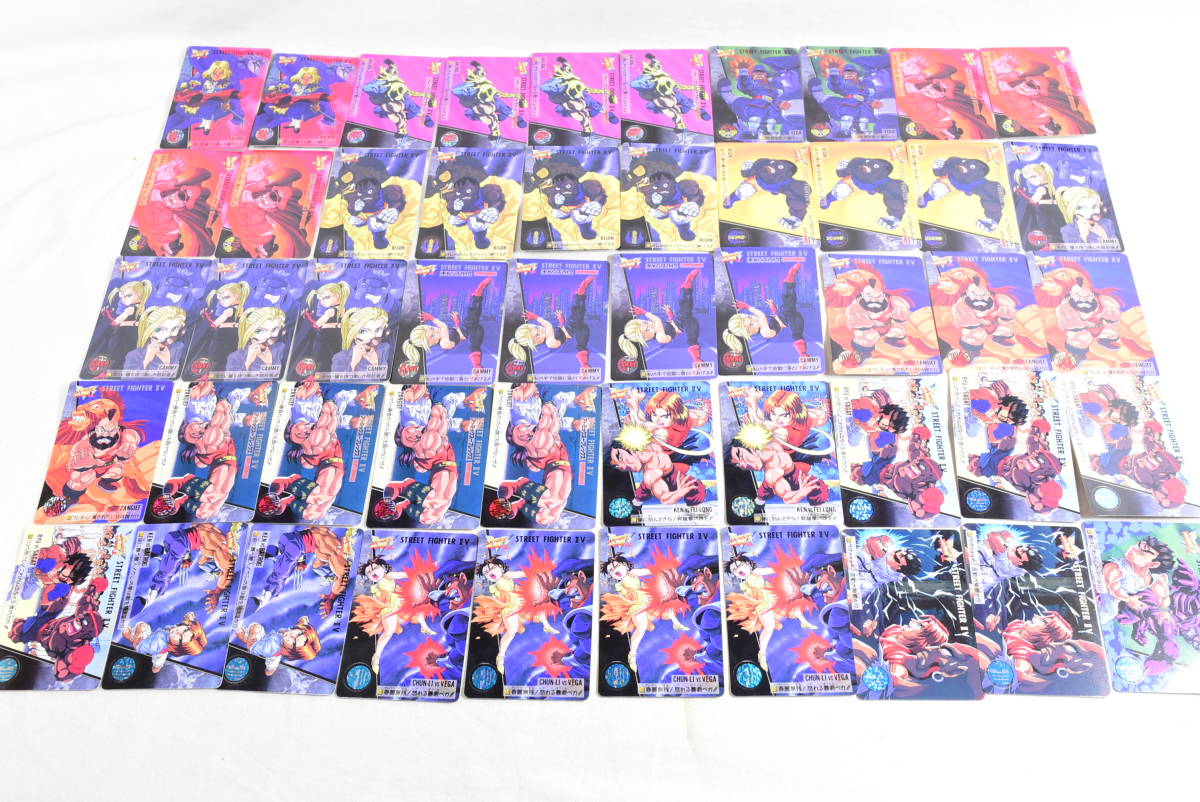 当時物 美品 カプコン ストリートファイターⅡV カードダス 123枚 マイナーカードまとめ売りの画像5