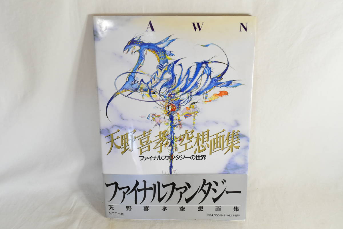 初版 天野喜孝 空想画集 ファイナルファンタジーの世界 détails