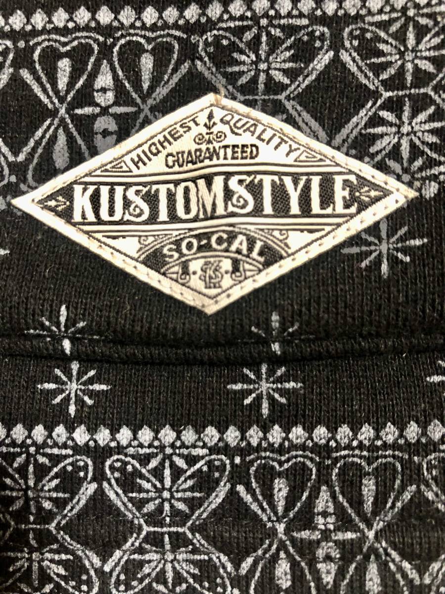 KUSTOMSTYLE SO.CAL カスタムスタイル バンダナ柄ニット SIZE:L_画像4