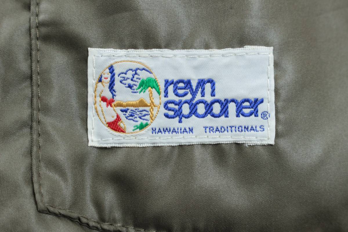J670　レインスプーナ　Reyn Spooner　リバーシブル　ブルゾン　ジャケット　中綿　ブラウン　サイズM　メンズ_画像4