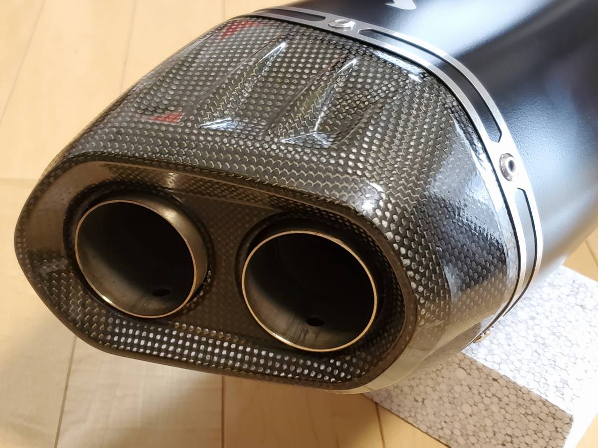 アクラポビッチ Akrapovic スリップオンマフラー Ninja H2 SX SE (2018～2020) 訳あり バッフル除去加工済み 良い音します！_画像8