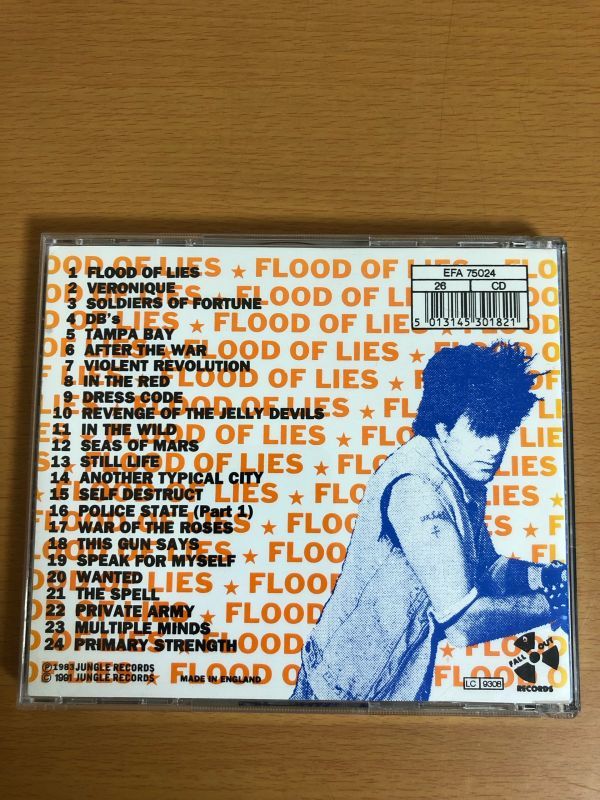 【送料160円】U.K.SUBS FLOOD OF LIES UKサブス FALLCD018_画像2