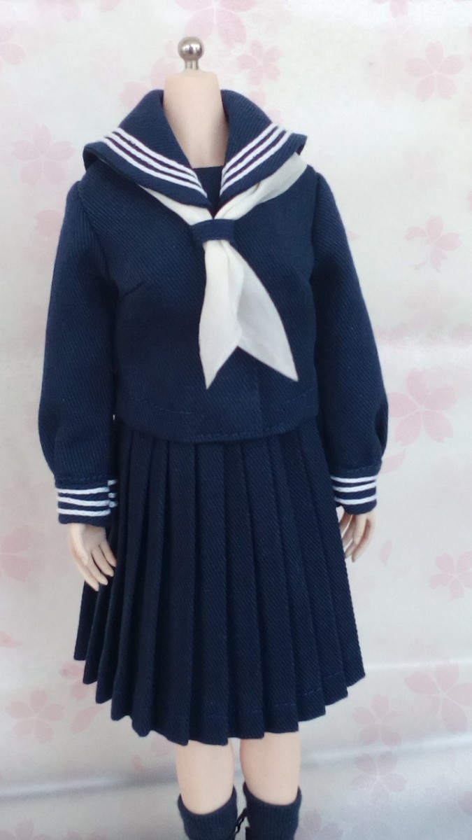 (M)1/6シームレス素体用制服　セーラー服セット 冬服 TB LEAGUE(旧ファイセン)　S24a・S25a等に_画像1