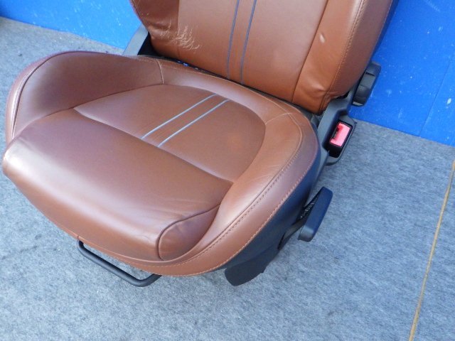 [E]FIAT оригинальный кожа кожа чай цвет передний сиденье правый / водительское сиденье ABA-312142 abarth 595 ABARTH 595 two lizmo2014 год вне FIAT 500 Fiat 500