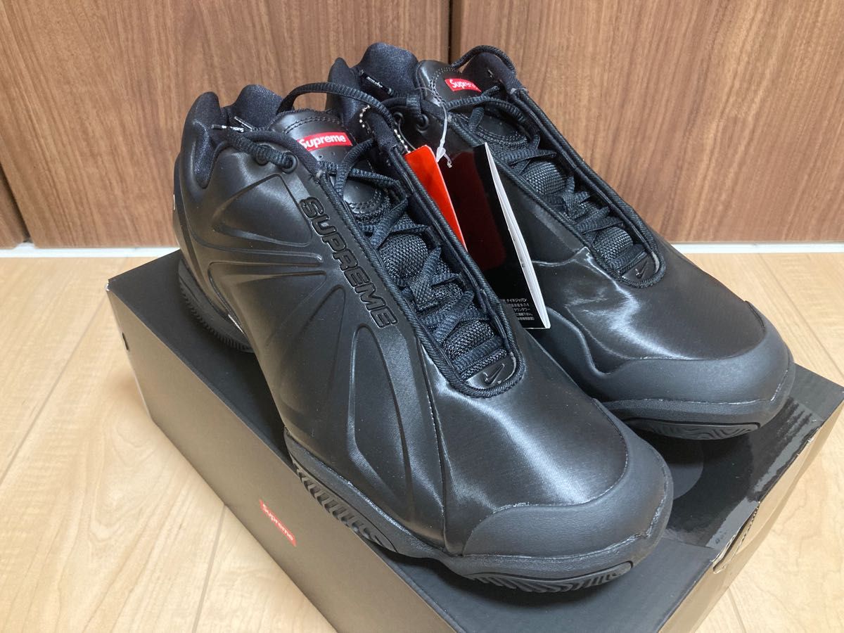 30cm Nike Air Zoom Courtposite シュプリーム ナイキ コートポジット 黒 US12 