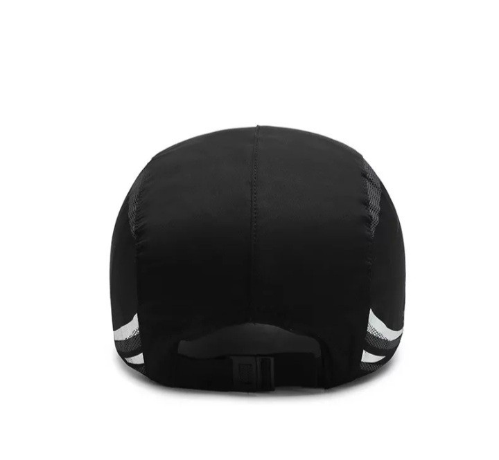 アウトドアキャップ 男女兼用帽子 軽量速乾 UVカット 調整可能 ブラック！ 送料無料！の画像8