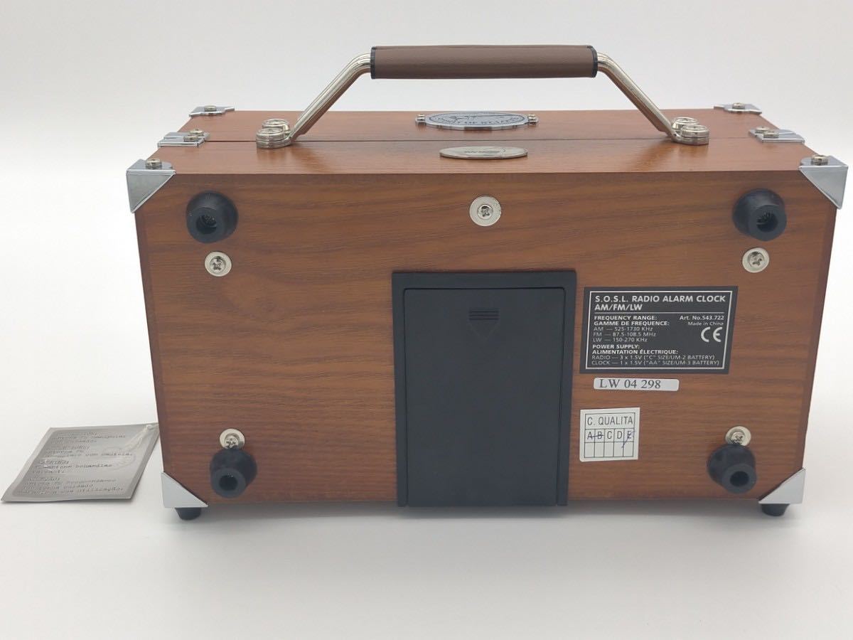 2022人気の 箱型ラジオ レトロ ※送料無料 アダプター付き キャンプ