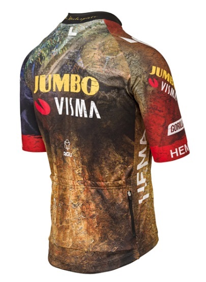 支給品 Jumbo visma サイクルジャージ AGU ユンボヴィスマ S