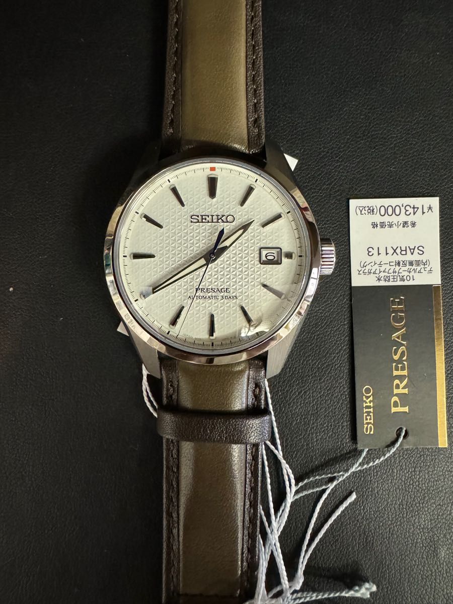 新品　セイコー プレザージュ 腕時計 セイコー腕時計110周年　SARX113