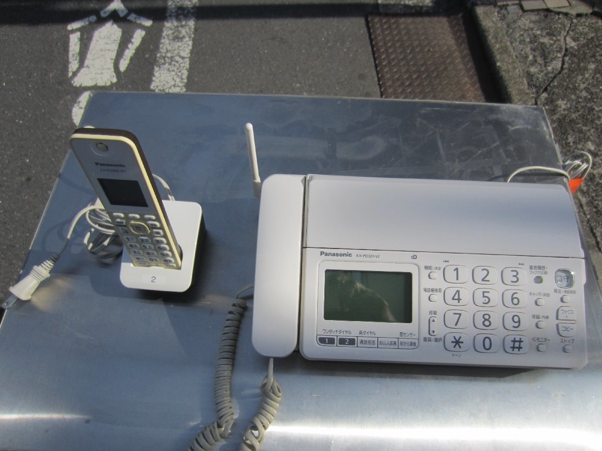 激安：NTT電話機FAXー子機１台：中古品：型DCPー５７００デジタルコードレスホーン：の画像3