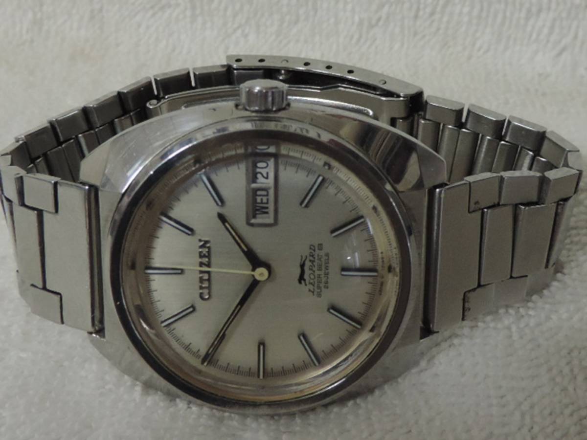 高質で安価 LEOPARD CITIZEN SUPER 自動巻メンズ 26石 Y 8・4-720393 BEAT その他