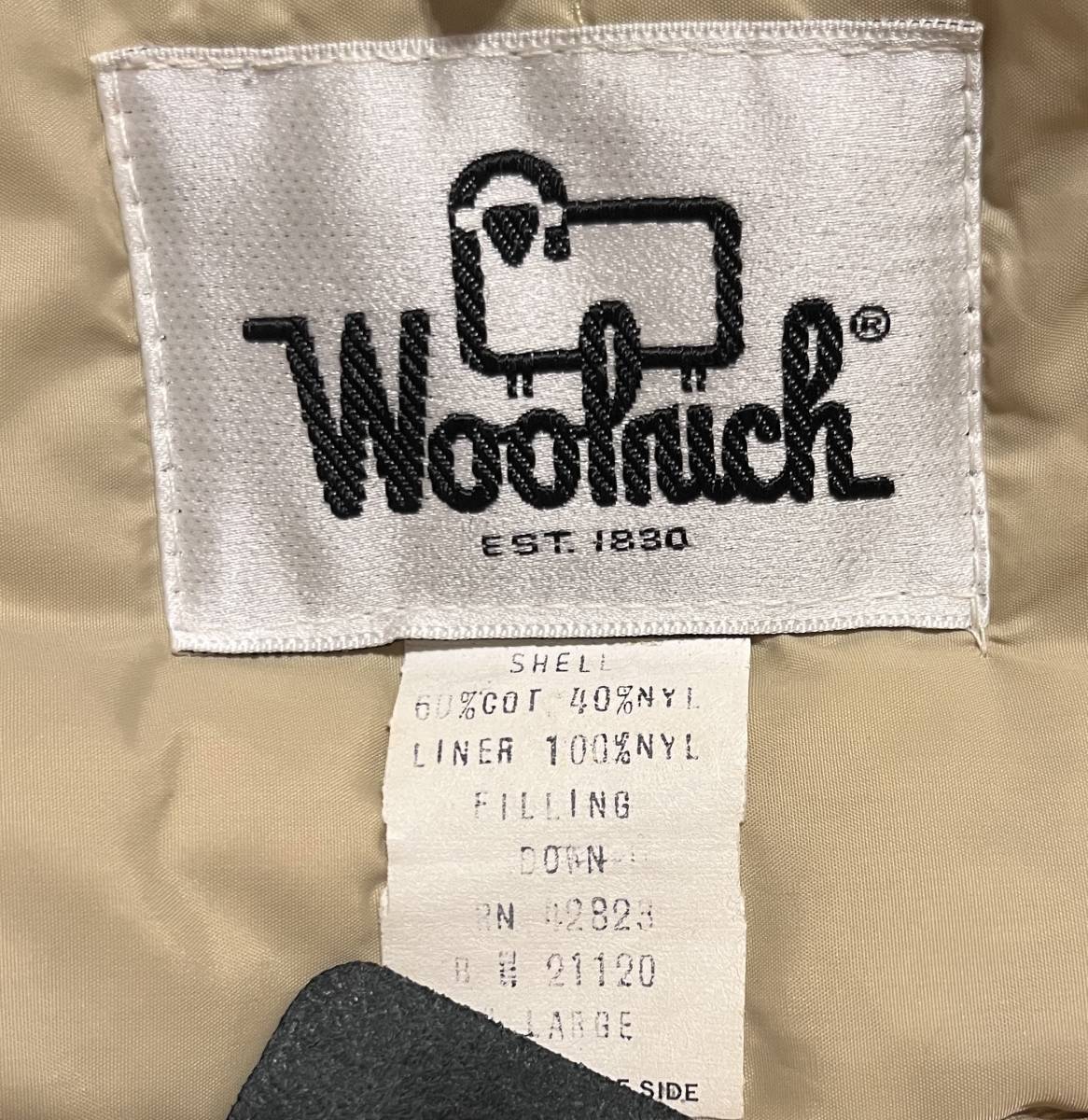 ■Deadstock Woolrich■デッドストック ウールリッチ ダウンジャケット サイズL 1970s_画像3