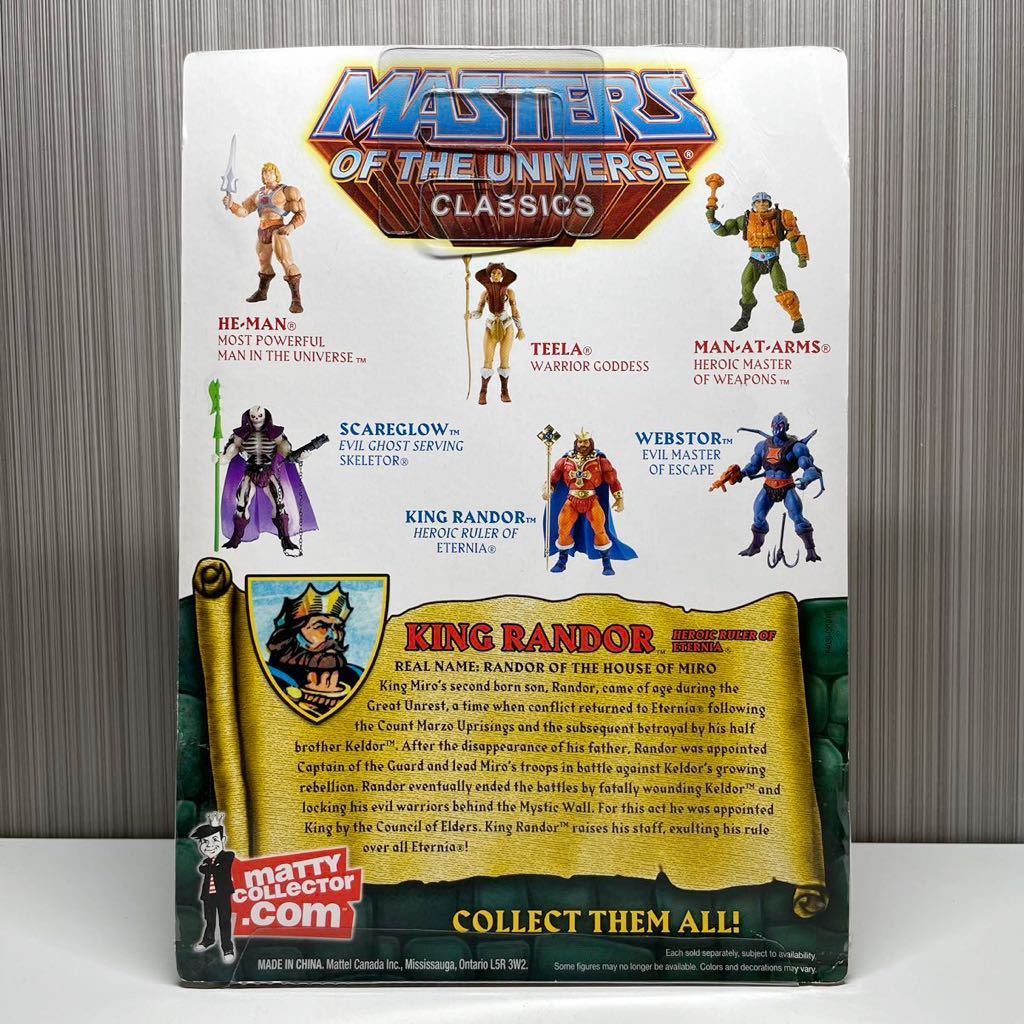 MASTERS OF THE UNIVERSE CLASSICS - KING RANDOR / 検 ヒーマン