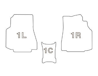 Clazzio クラッツィオ 立体マット ラバータイプ デリカD:5 フロントのみ CV5W CV4W CV2W CV1W H19/1～H31/1 7/8人乗 全グレード適合可_画像2