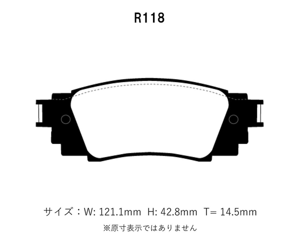 Project Mu プロジェクトミュー ブレーキパッド レーシング999 リア用 レクサス RX300 AGL25W H29.12～R4.7 Fスポーツ含む_画像2