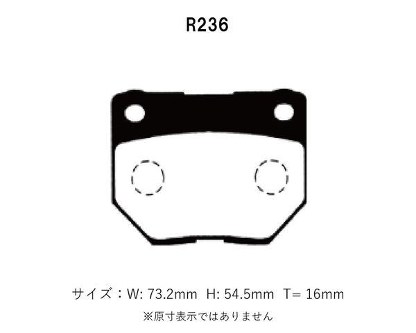 Project Mu プロジェクトミュー ブレーキパッド D1スペック リア インプレッサ GC8 H11.9～H12.8 WRX-RA STI Ver.6 G型 16インチホイール_画像2