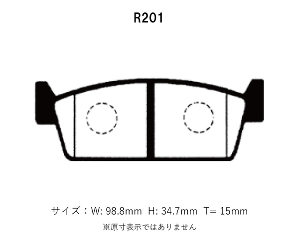 Project Mu プロジェクトミュー ブレーキパッド D1スペックゼロ リア用 セフィーロ NA31 LNA31 EA31 ECA31 S63.9～H6.8 ターボ_画像2