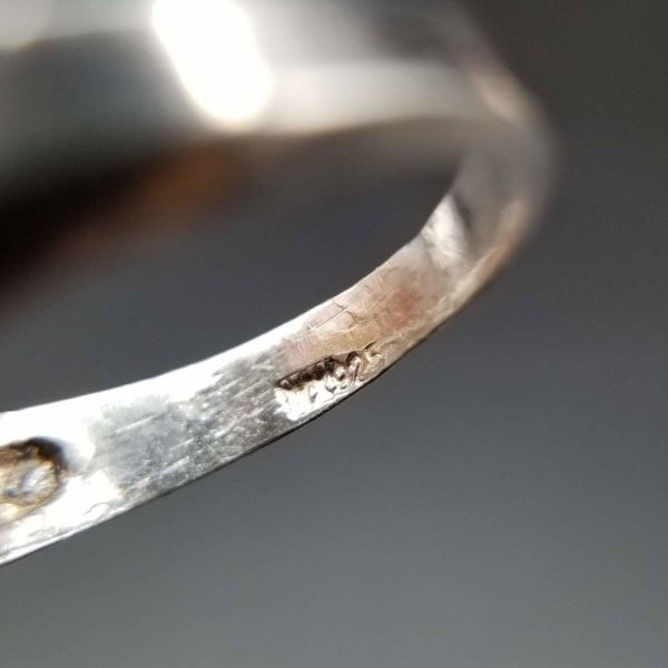 925 シルバー デザインリング 米国 ヴィンテージ リング 銀 指輪 彫金 ビンテージ S136_画像8