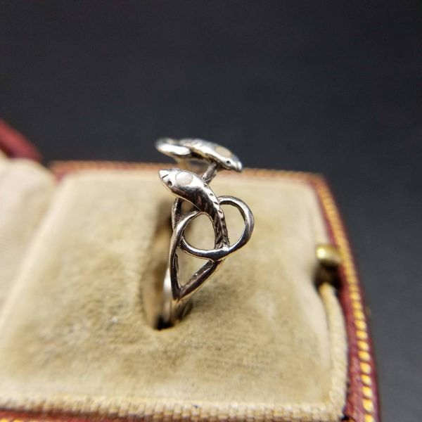 925シルバー デザインリング 米国 アールデコ ヴィンテージ リング 銀 指輪 彫金 ビンテージ S152_画像4
