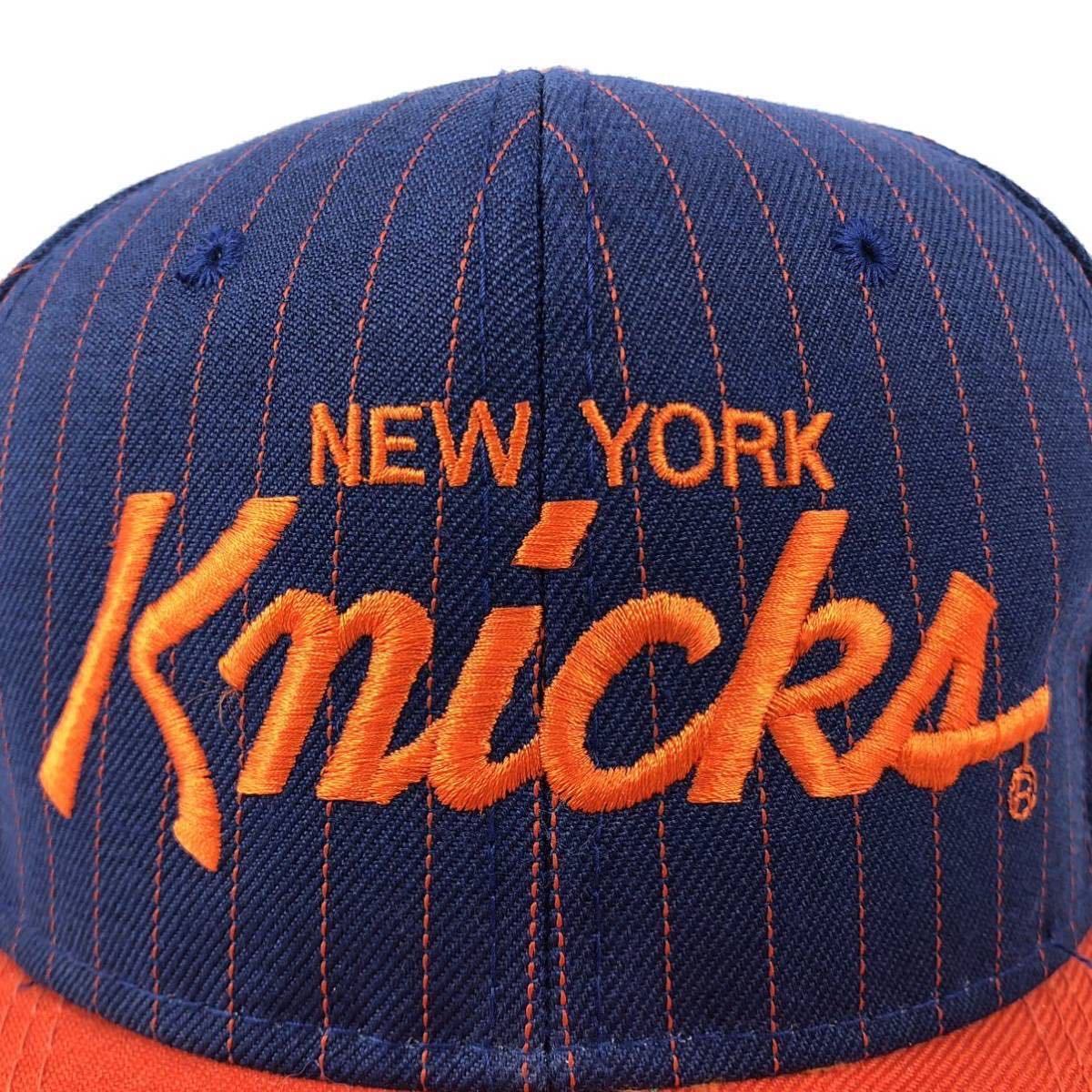 希少 NBA New York Knicks ヴィンテージ キャップ 帽子 90's
