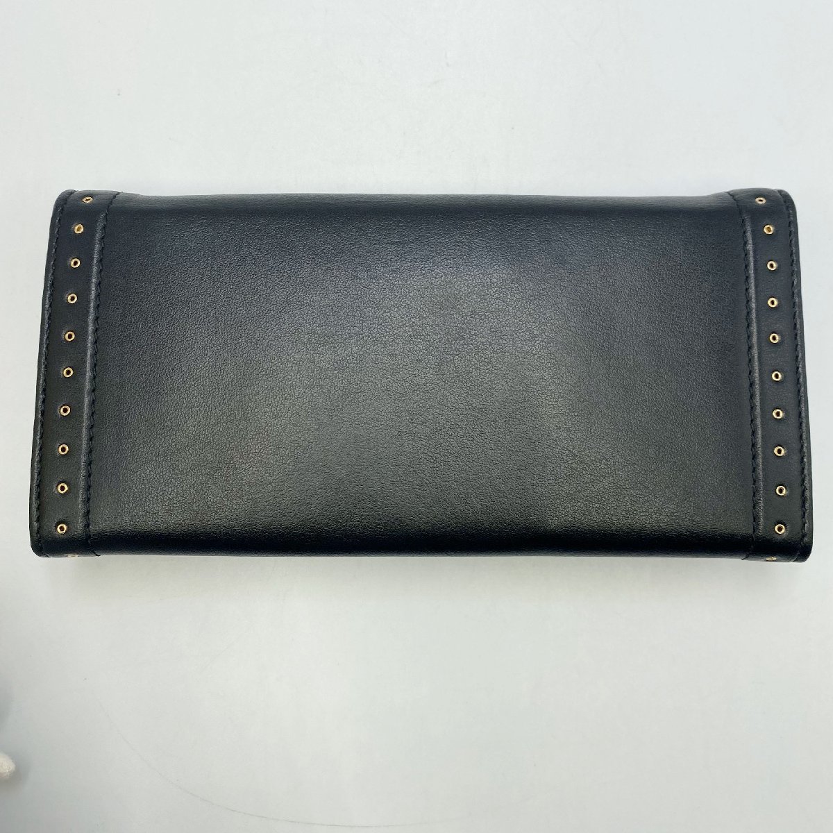 フェラガモ 22C3478 長財布＜財布＞ Salvatore Ferragamo サルバトーレフェラガモ ブラック レザー ガンチーニ ブランド 二つ折り財布_画像3