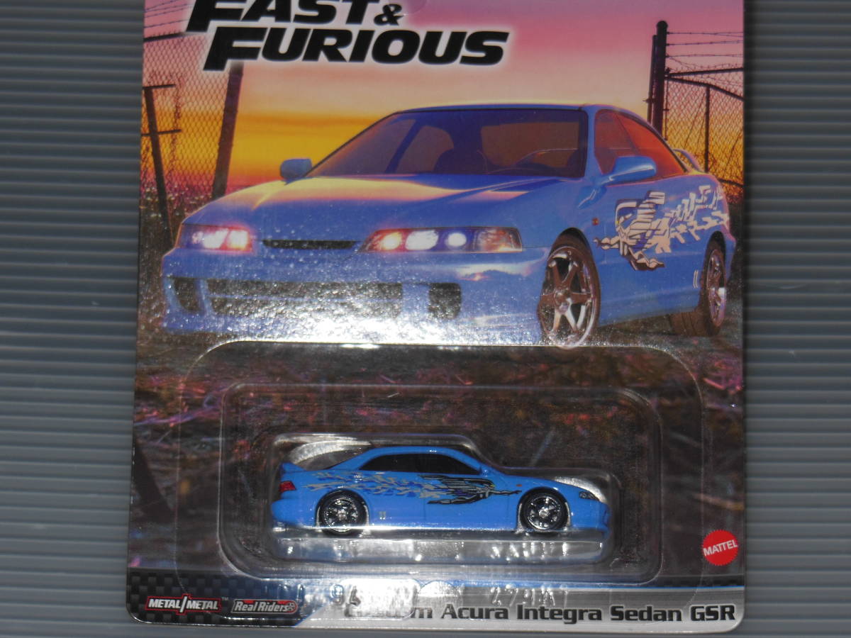 ☆ ホットウィール PREMIUM ☆ FAST&FURIOUS Custom Acura Integra Sedan GSR ☆ 新品・未開封 ☆_画像1