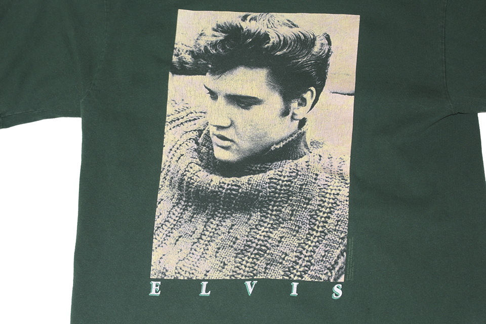 VINTAGE 90’S ELVIS TEE SIZE L MADE IN USA エルビス Tシャツ_画像2