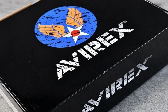 AVIREX ブーツ メンズ ブランド アビレックス TIGER タイガー アヴィレックス 本革 ショートブーツ 革 靴 AV2931 オレンジ 25.5cm / 新品_画像9
