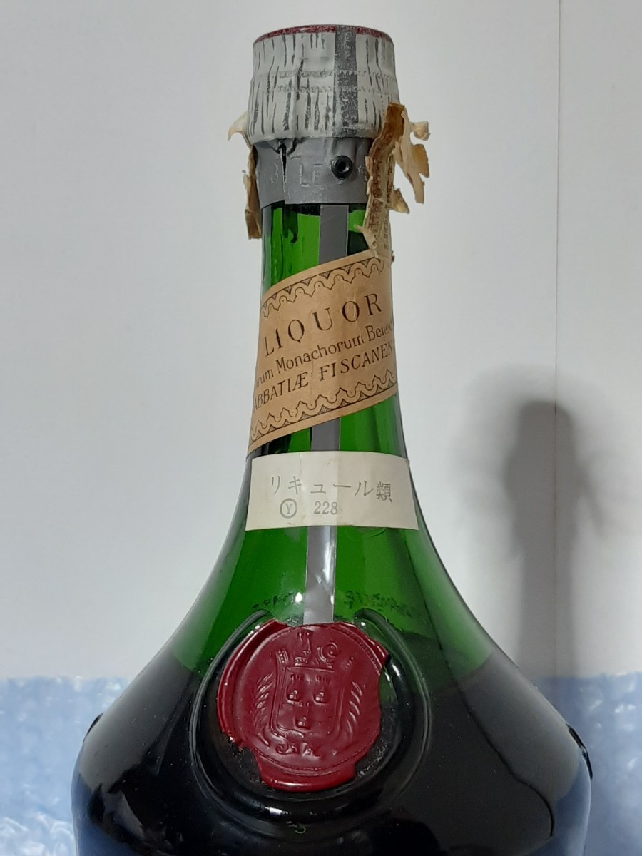 BENEDICTINE ベネディクティン DOM リキュール フランス 750ml 43% 未開栓 希少オールドボトル_画像3